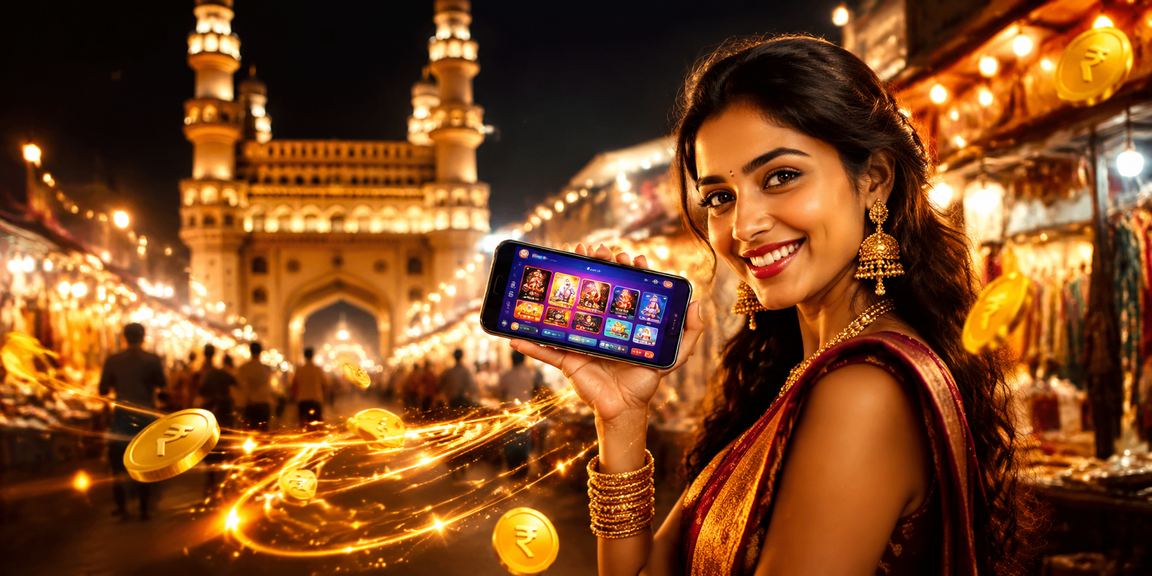 Mobile cricket betting and casino users around Hyderabad Charminar